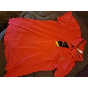 Under Armour Heat Gear Top Golf Pink women's Large